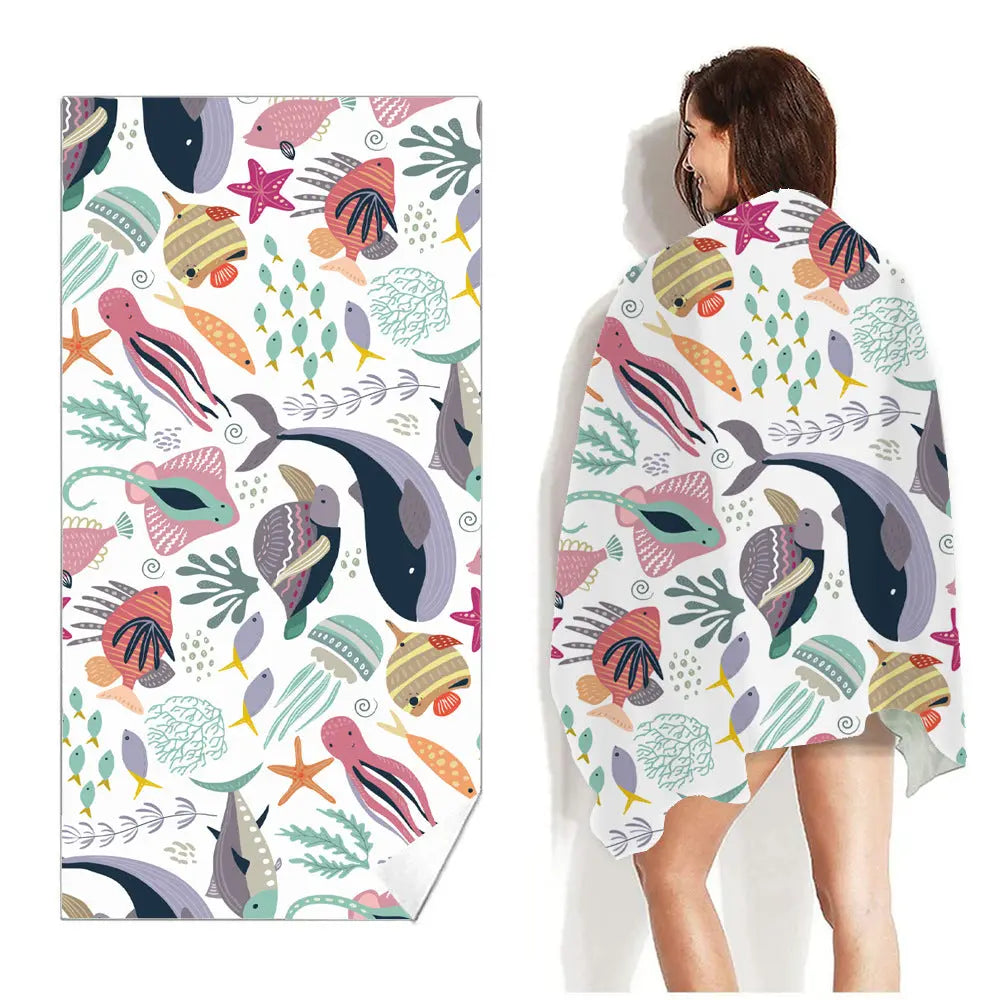 Serviette de Plage Velours QUICKSAND 1-160X80cm
