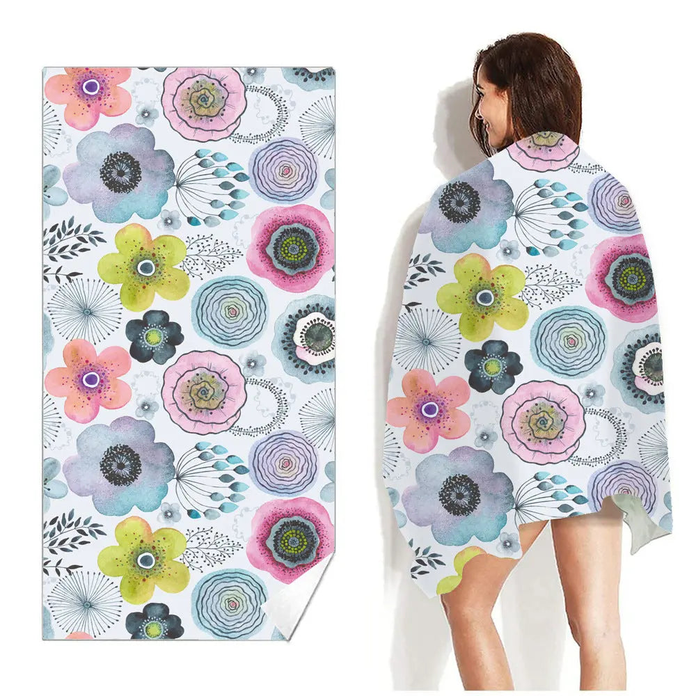 Serviette de Plage Velours QUICKSAND 13-160X80cm