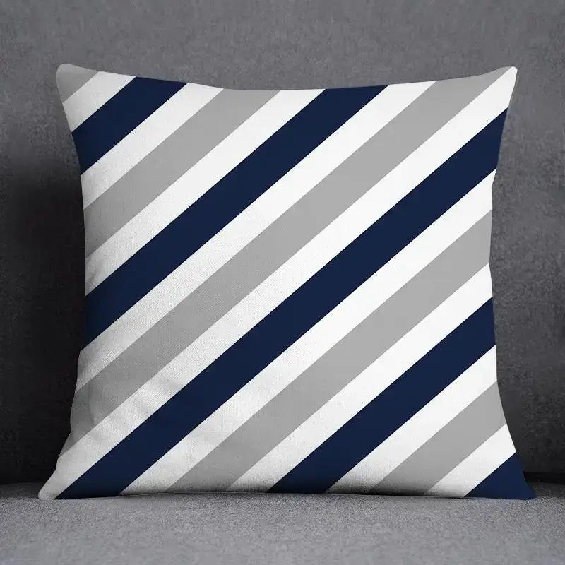 Taie d'Oreiller Géométrique Polyester BLUENO Housse de France
