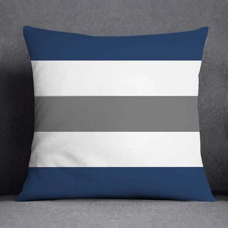 Taie d'Oreiller Géométrique Polyester BLUENO Housse de France