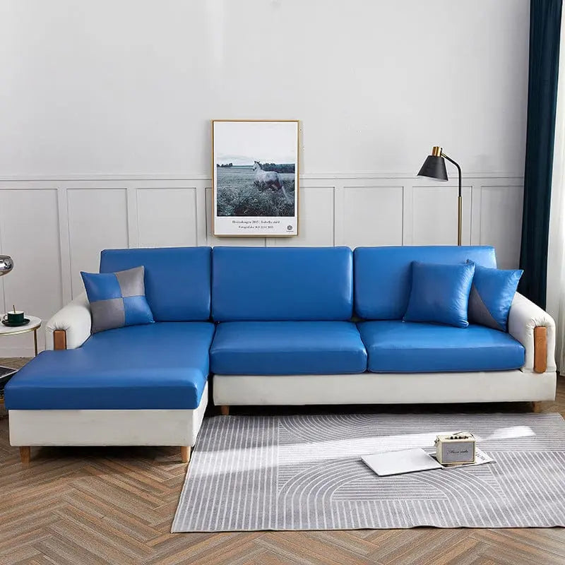 YAMS - Housse de coussin pour assise et dossier de canapé en cuir - Housse De France
